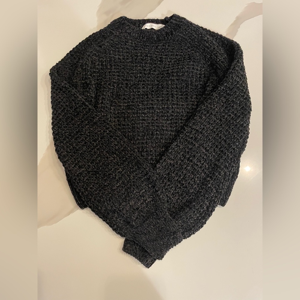 Altar'd State Black Crew Neck Sweater